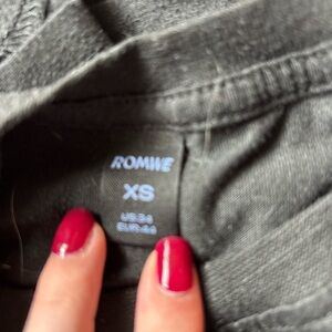 ROMWE Black XS Top